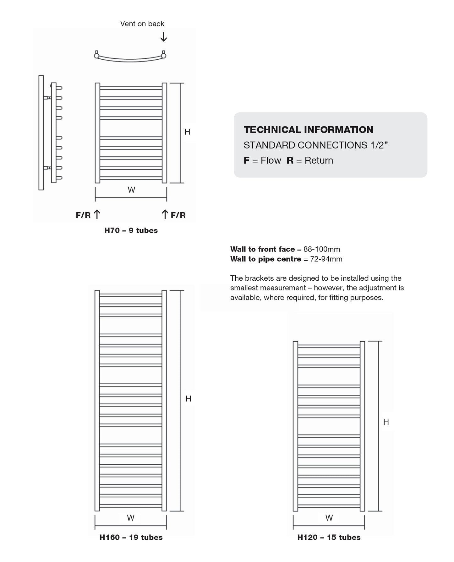 Cavell Towel Rail