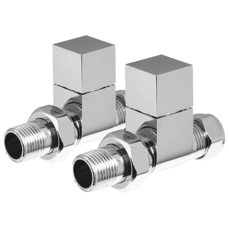 Essential Manual Square Radiator Valves